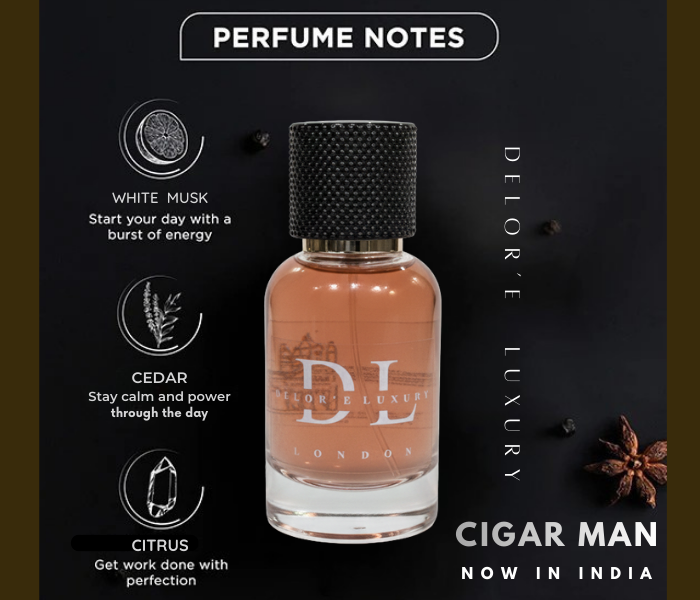 Delor'é Luxury perfume bottles with up to 20% oil concentration and premium France-imported ingredients for long-lasting fragrance